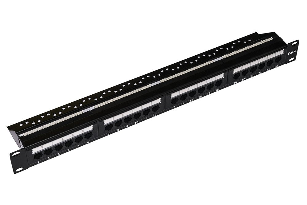 LINK PANNELLO PATCH 19" NON SCHERMATO UTP 24PORTE 8POLI [LKP624U]