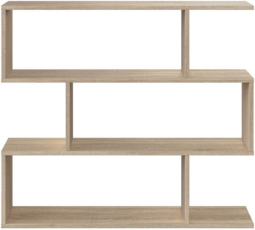 Libreria componibile bassa Athena - 110x97x24 cm, colore canadian