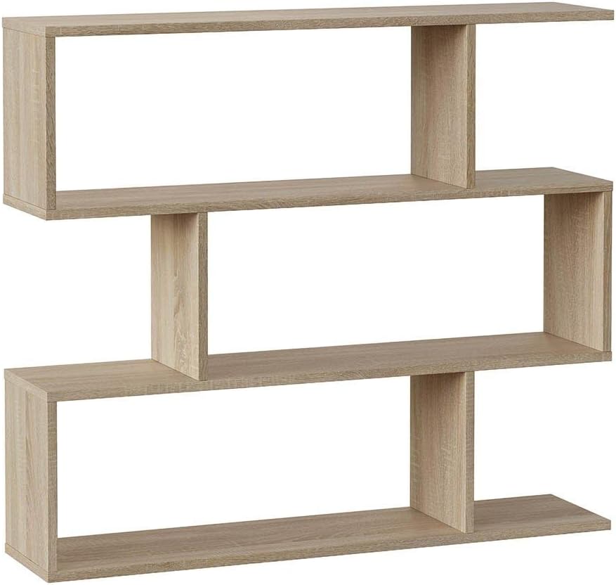 Libreria componibile bassa Athena - 110x97x24 cm, colore canadian