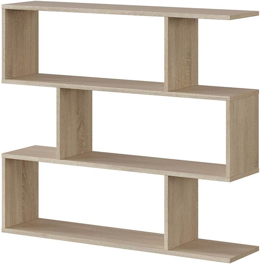 Libreria componibile bassa Athena - 110x97x24 cm, colore canadian