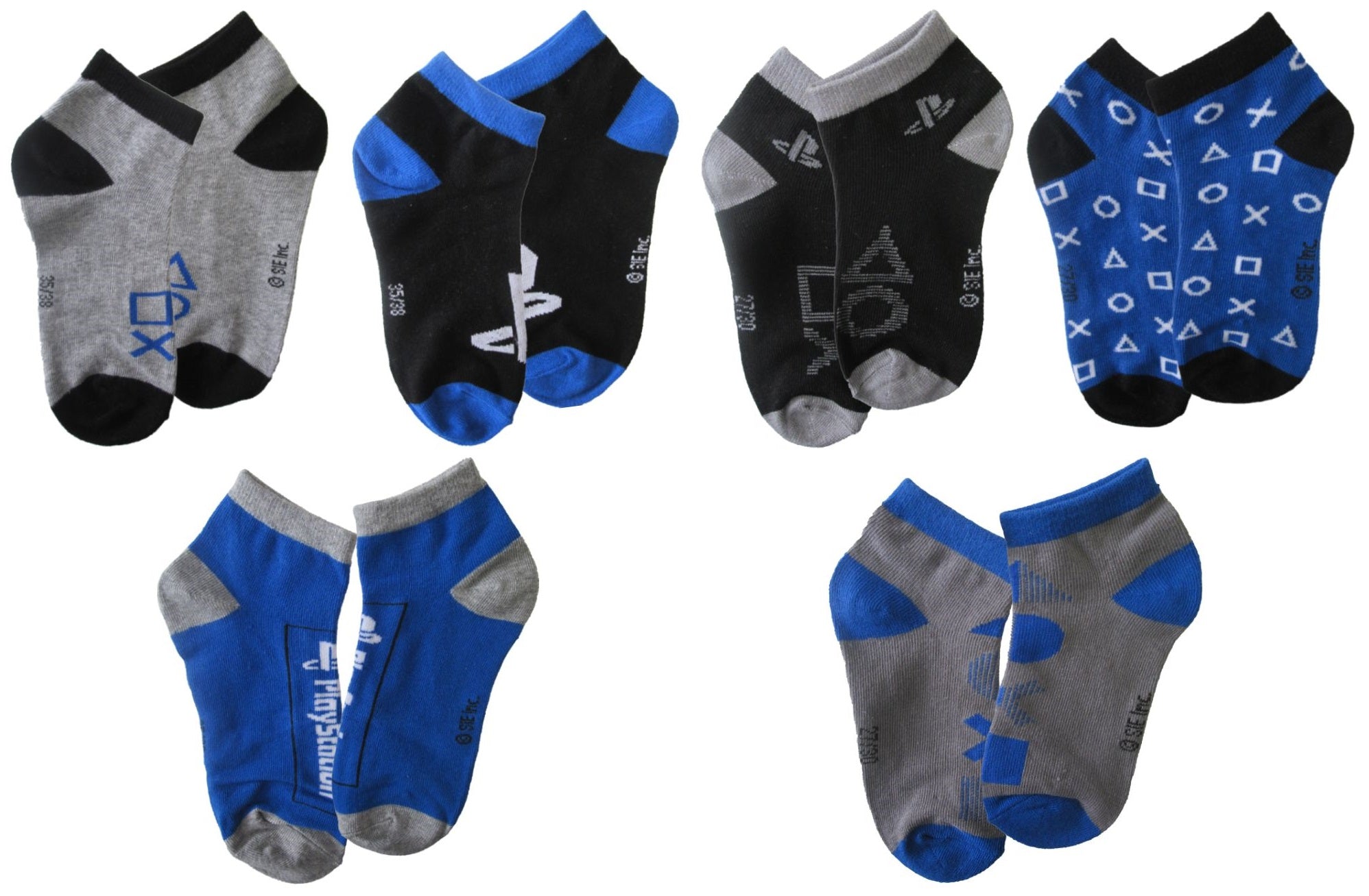 Calzini Playstation pacco da 3 - soggetti misti 27/30
