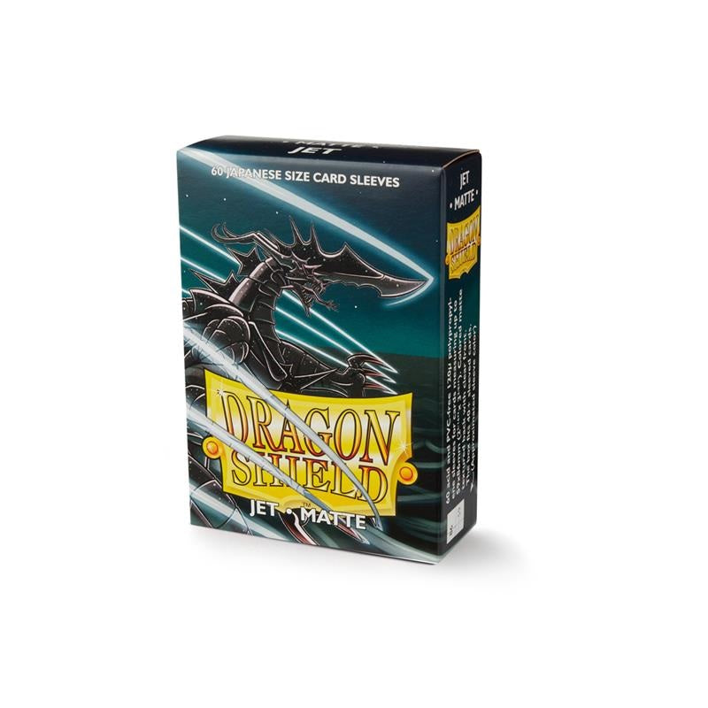 Dragon Shield Small Sleeves - Japanese Matte Jet (60 Sleeves)