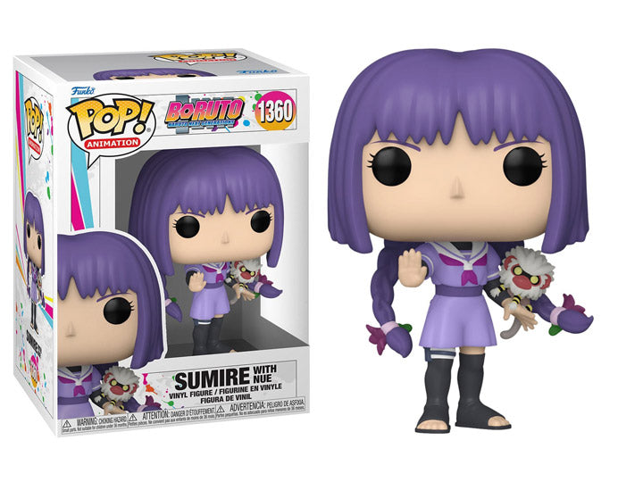 FUNKO POP  Boruto: Naruto Next Generations - 1360 Sumire w/Nue 9 cm  (scatola danneggiata)