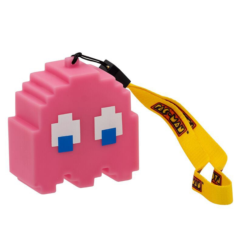 PAC-MAN LAMPADA LED 3D FANTASMA ROSA