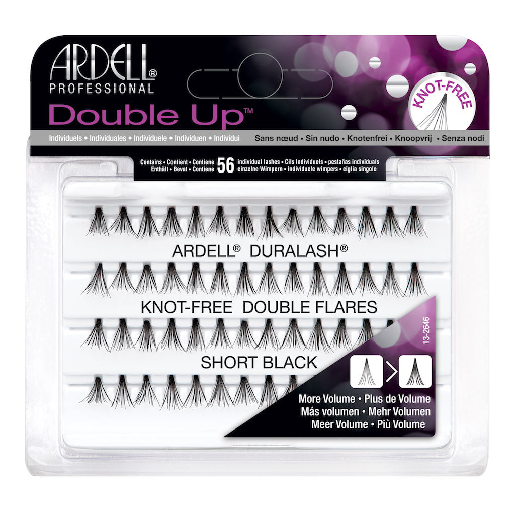 Ardell Ciglia Double Up Individuals Short Black Senza Nodo