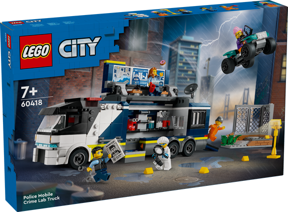 LEGO 60418 Camion laboratorio mobile della polizia