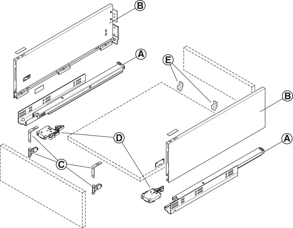 SPONDINA, MATRIX BOX SLIMA A, ALTEZZA SPONDINA 175 MM 550 MM BIANCO