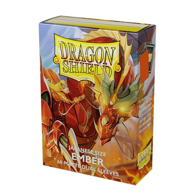 DRAGON SHIELD Japanese Matte Dual Ember 'Alaria, Warrior Princess' (60 Sleeves)