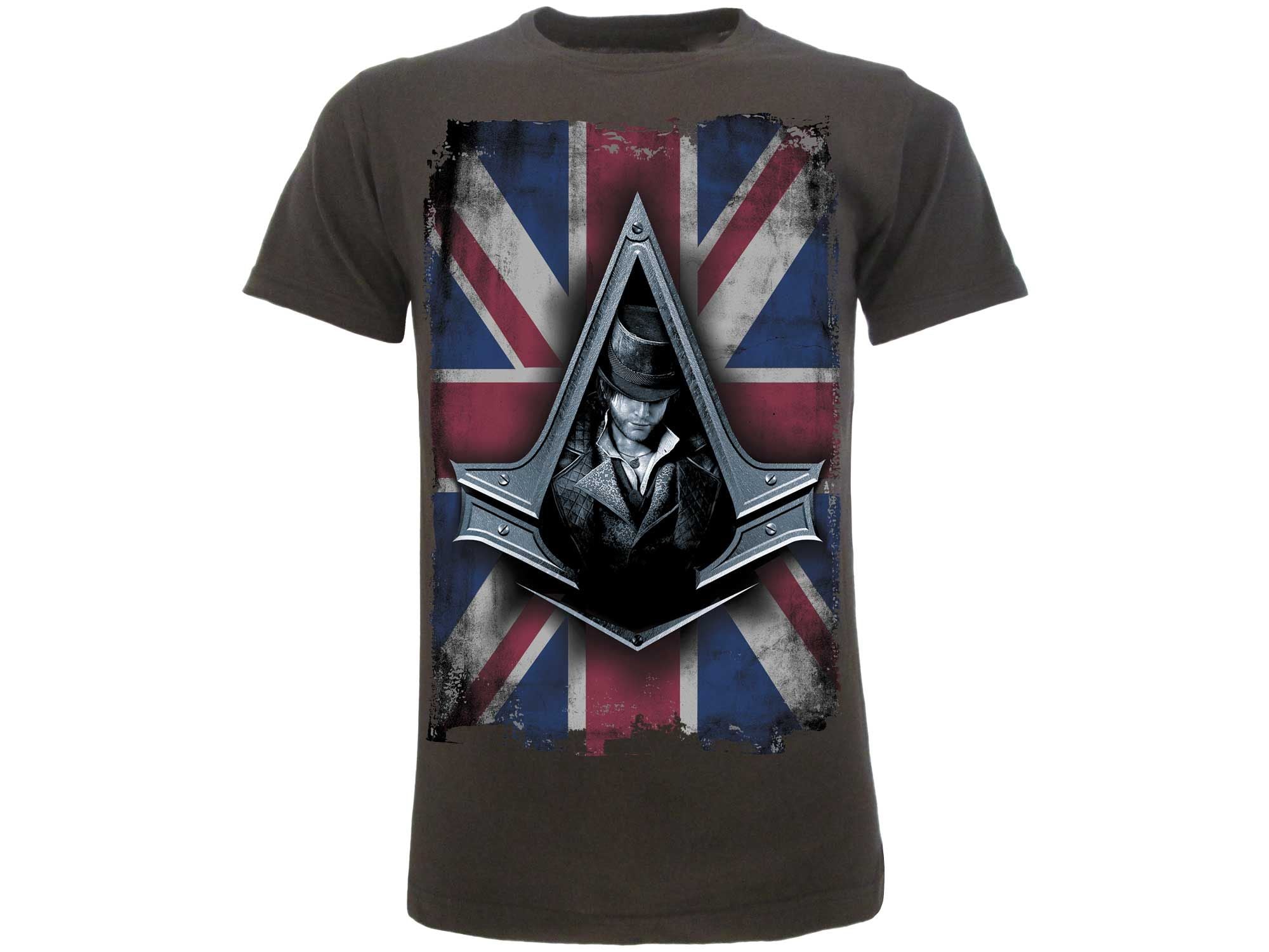 ASSASSIN'S CREED - T-shirt Syndicate logo  L grigia