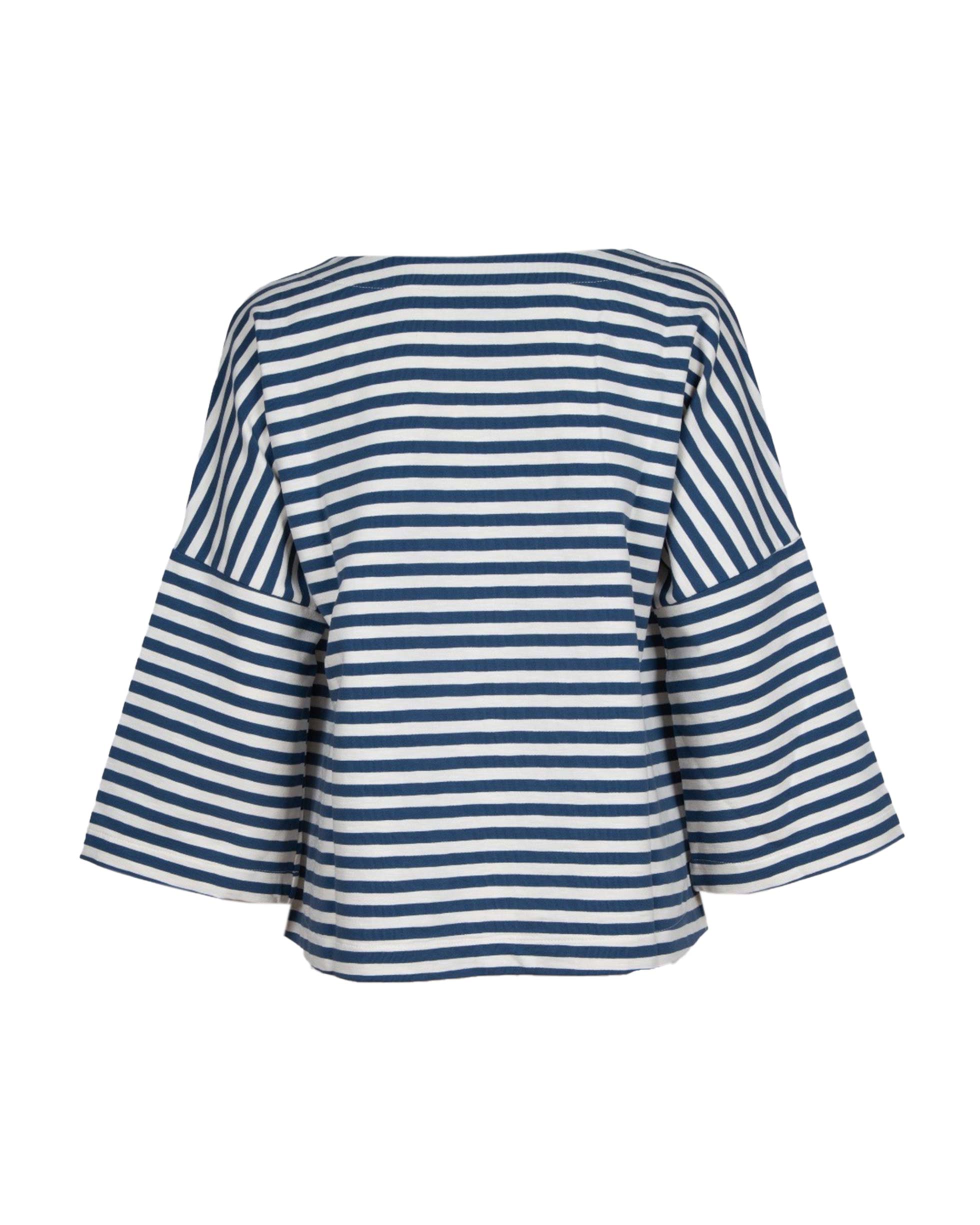 MAGLIA BIANCA E BLU
