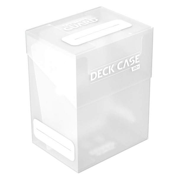 ULTIMATE GUARD Deck Case 80+ Standard Size Transparent