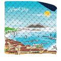 Trapunta 2 Posti Double Face Con Stampa (napoli Day & Night) Abbinabile Con Completo Lenzuola Art. Glonap0972