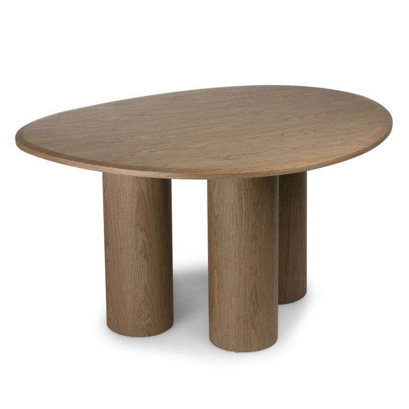 VISPI Tavolo da Pranzo 140 cm, Noce