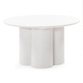 Tavolino Caffè LAVANO 80 cm, tondo, grigio beige