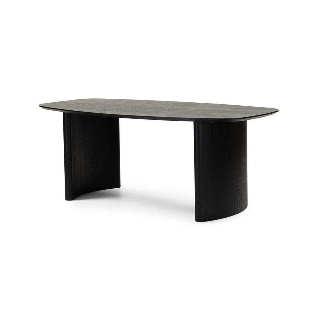 Tavolo da pranzo MARIS 200 cm, ovale, impiallacciatura frassino