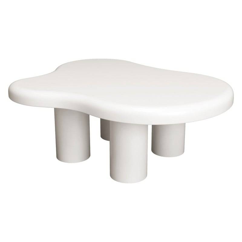 Tavolino da Caffè BIZARRO 100 cm, Bianco