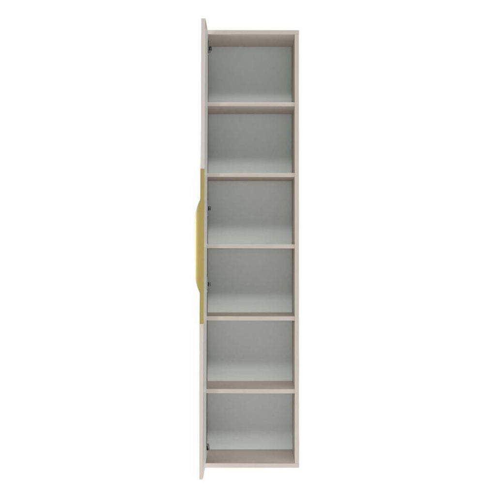 Mobile bagno ANVERS, rigato, maniglia oro, cashmere