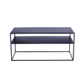 Tavolino RTV TENSIO 2 FLOOR METAL 100x45 - Nero