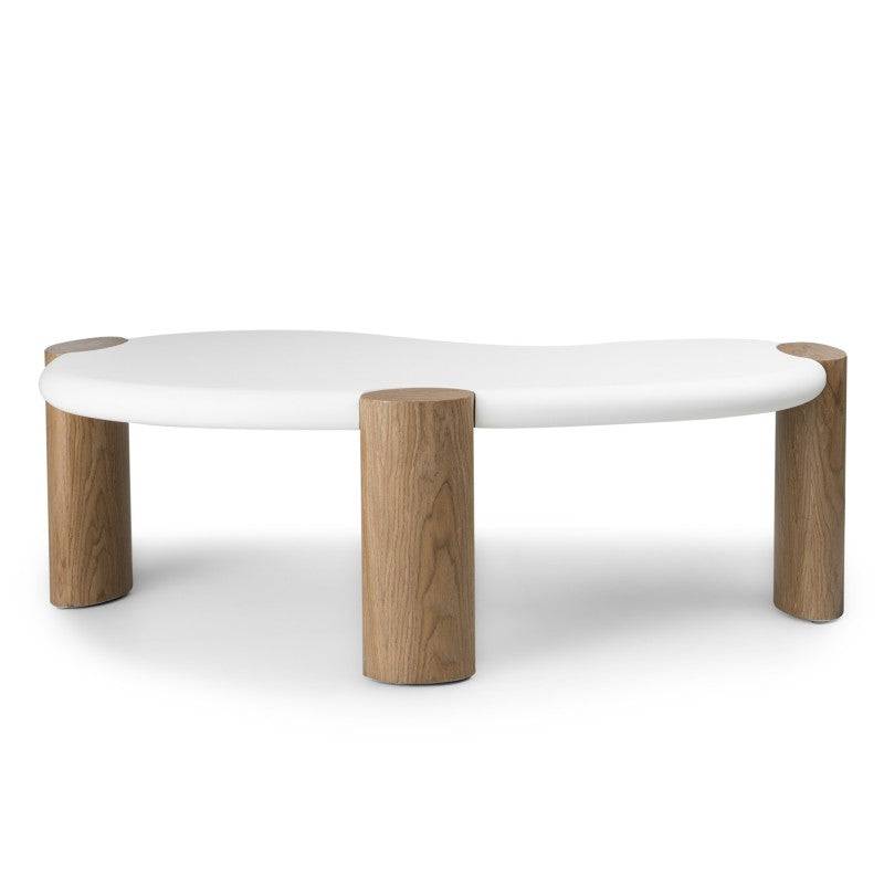 Tavolo OBUO 125 cm Bianco Noce