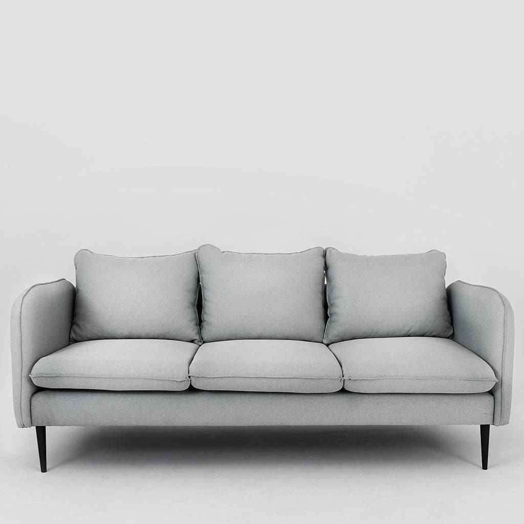 Divano POSH 3 posti - Nero Platino