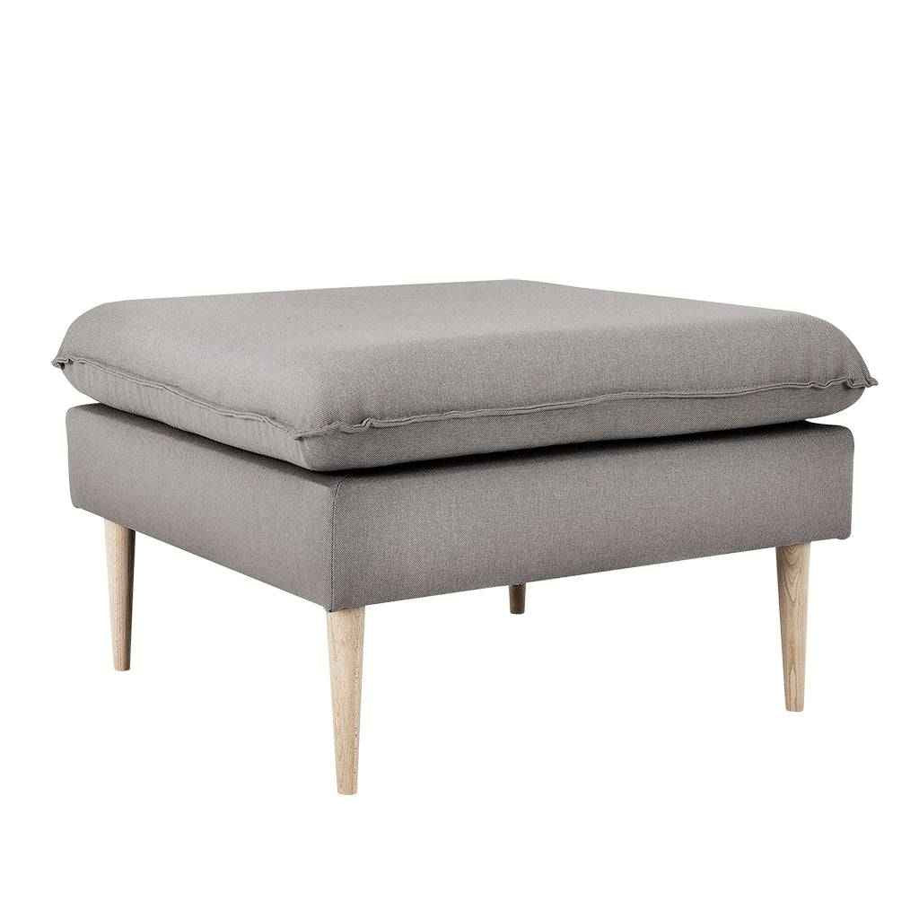 Pouf POSH WOOD - Acciaio, Legno Naturale