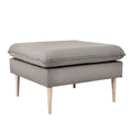 Pouf POSH WOOD - Acciaio, Legno Naturale