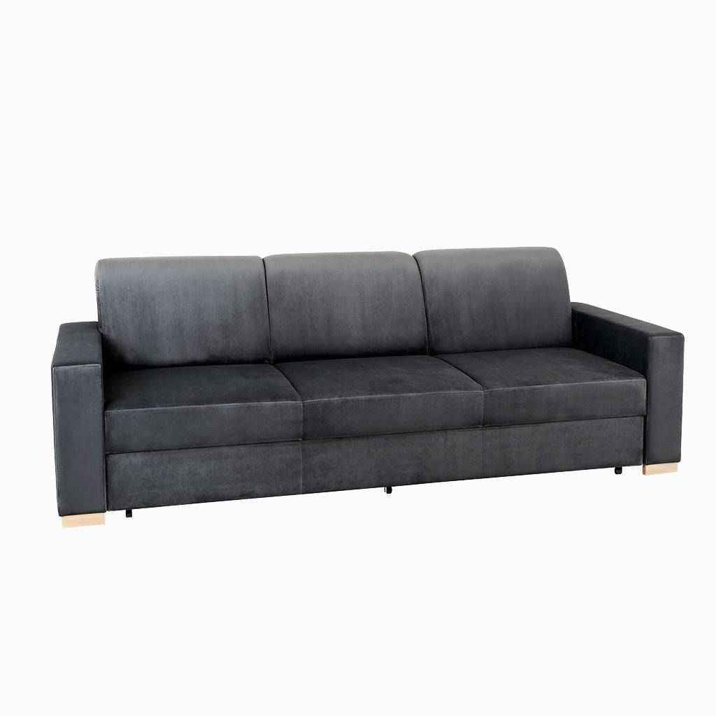 Divano letto STABLE 3 posti - grigio lilla, naturale