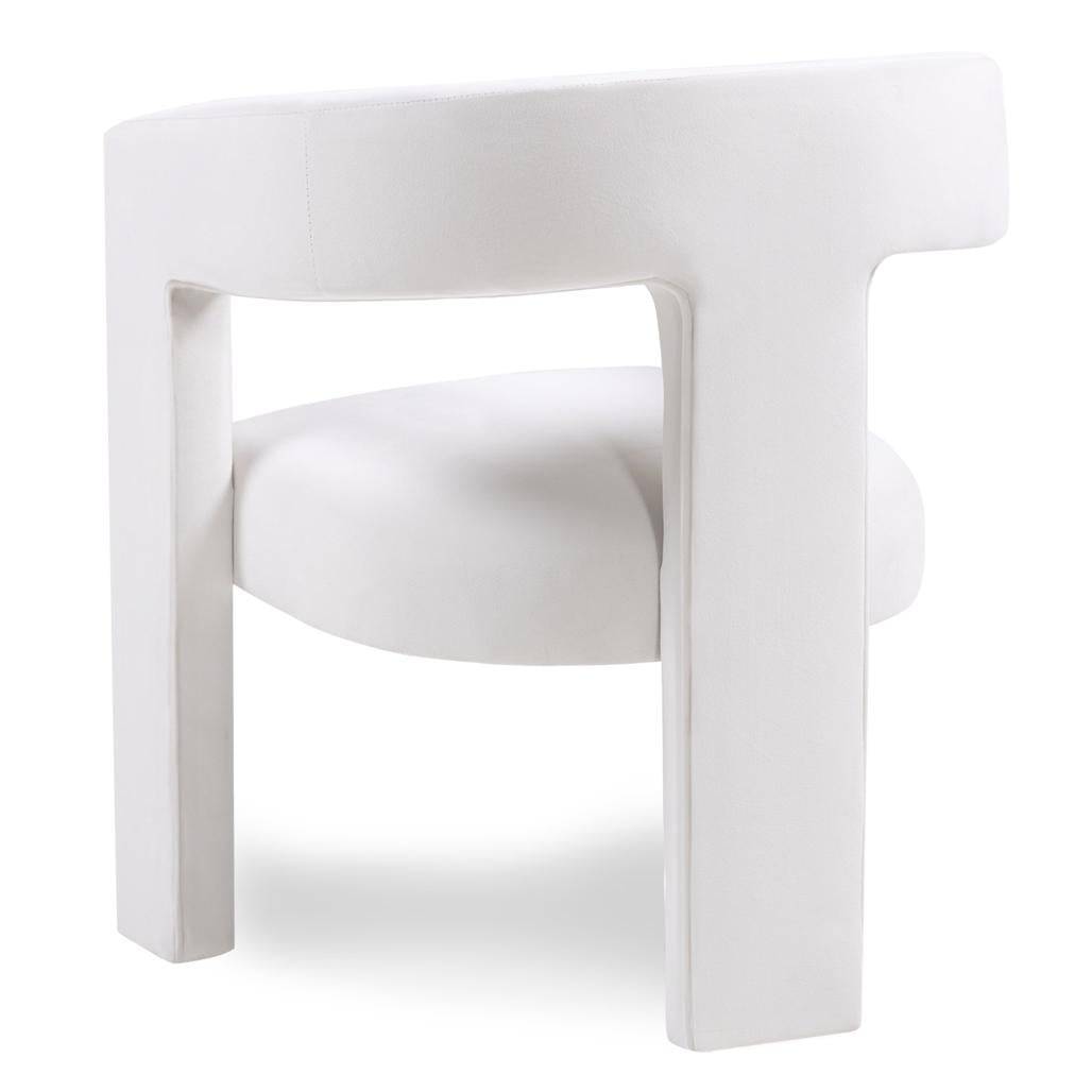 Poltrona Lounge LAUREN VELVET, velluto beige