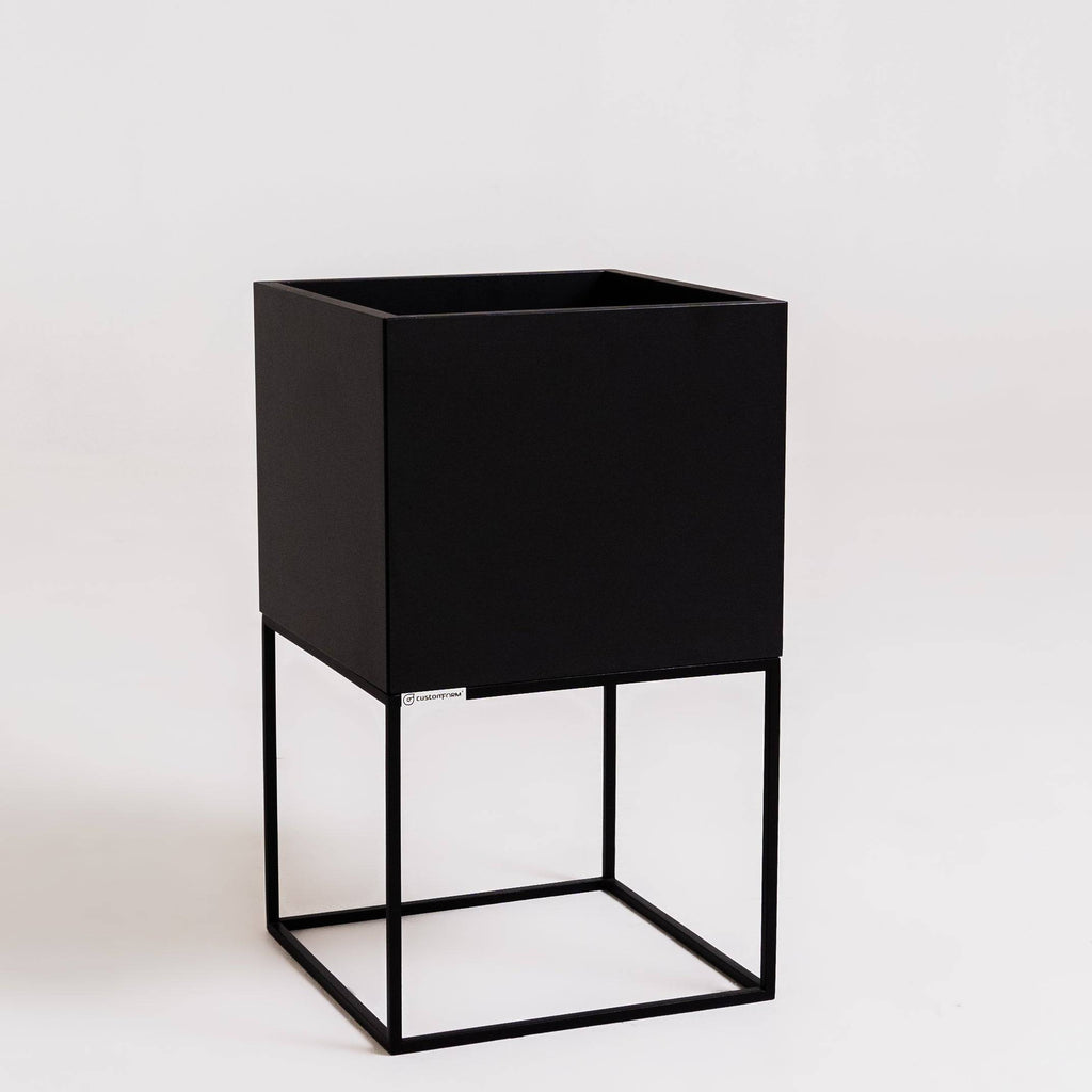 Vaso Flowerpot PALMUS METAL 60x35x35 - Nero