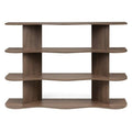 Scaffale Basso RHIO Villa Walnut con Onda