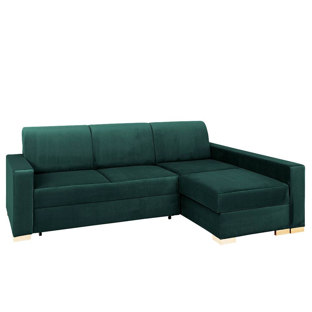 Divano Letto Angolare STABLE R - Avocado