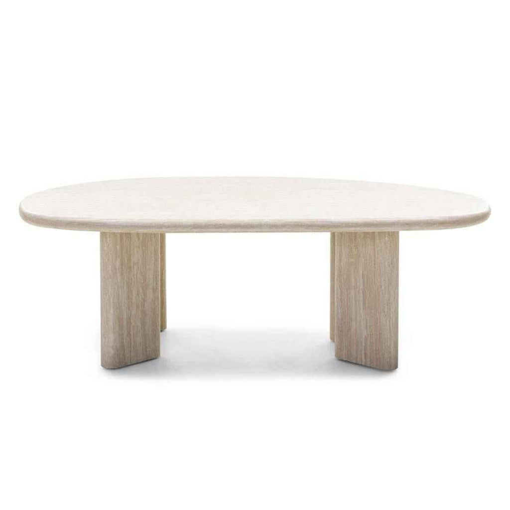 Tavolino da Caffè NADIN 130 cm, Travertino