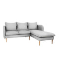 Divano Angolare POSH P WOOD Platino