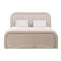 Letto imbottito LORENZ 140x200 cm beige