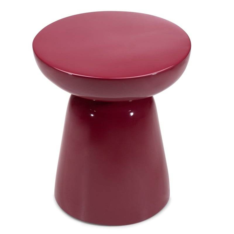 LIMPO Tavolino 40 cm Borgogna Lucido
