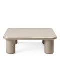 Tavolino MURIEN 90 cm, beige scuro, lucido