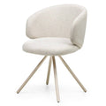 Poltrona girevole PERLA beige