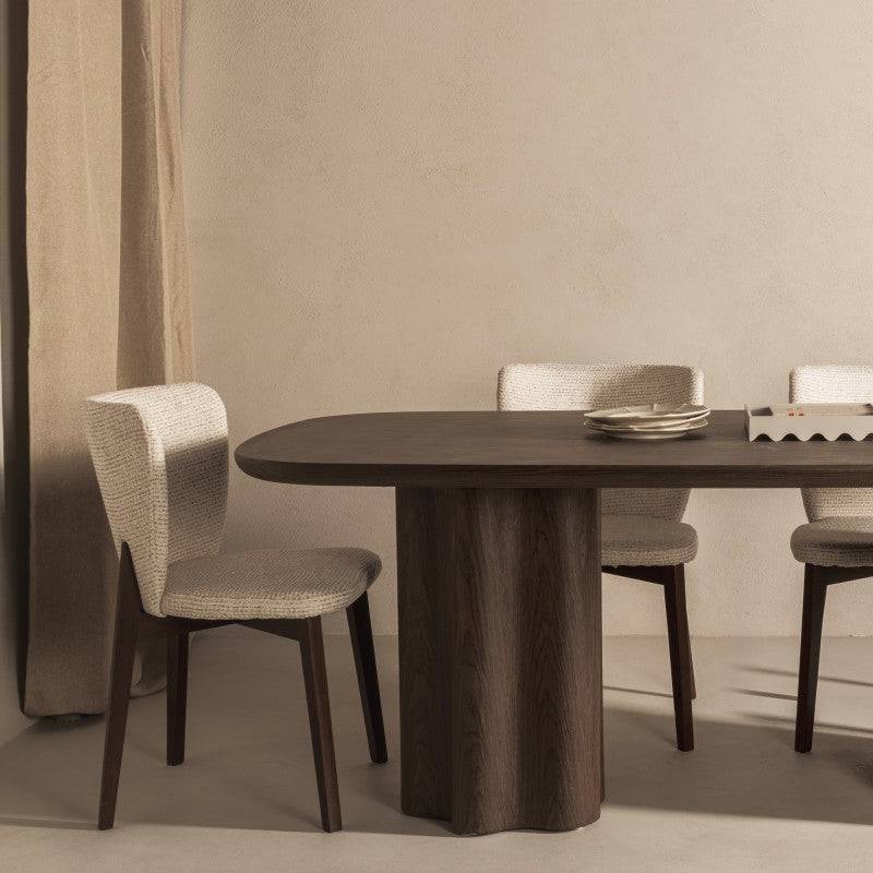 Tavolo da pranzo JAKKO 200x100 cm, noce scuro