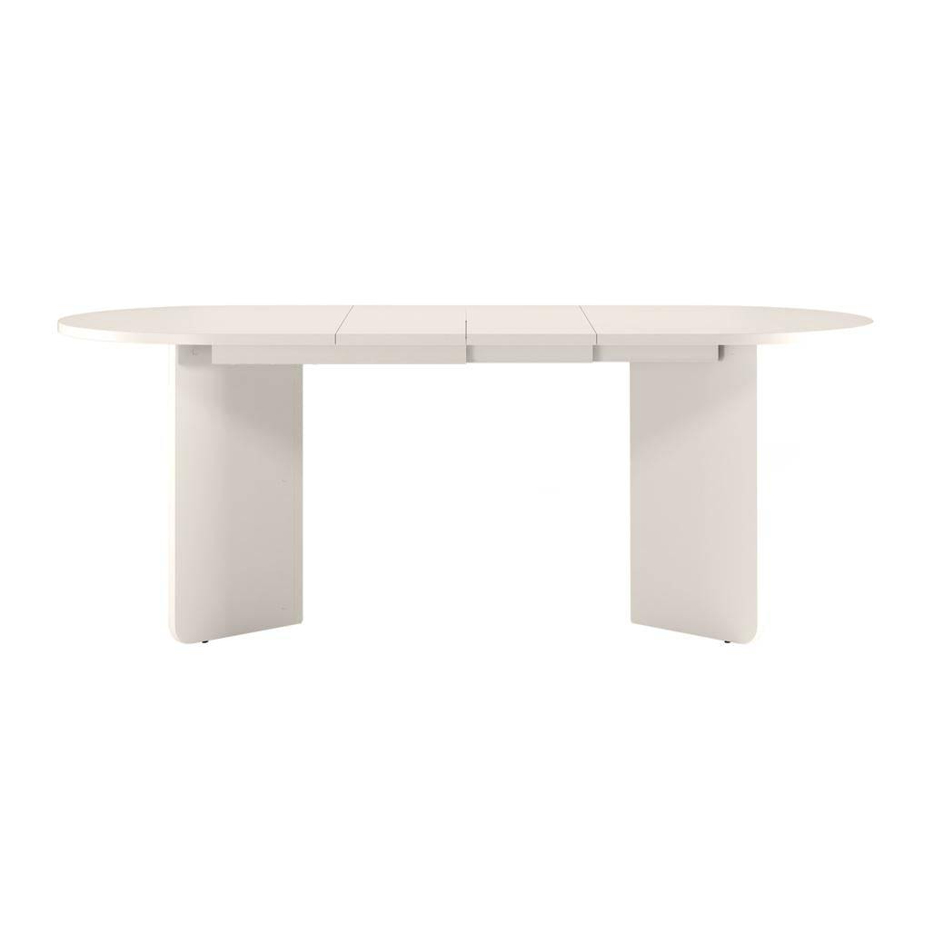 Tavolo estensibile MADERICK 140-200 cm, ovale, cashmere
