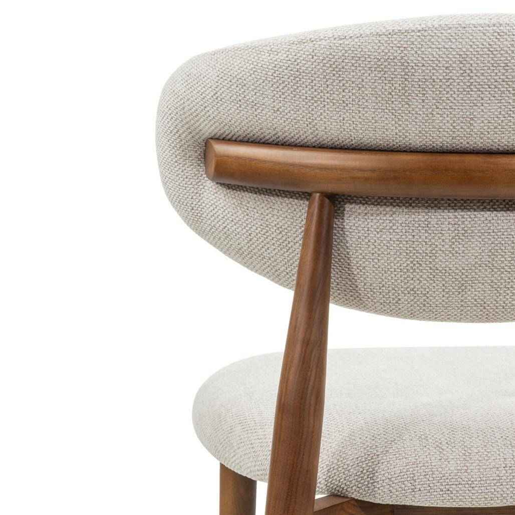 Sgabello da Bar MIRALI Beige e Marrone