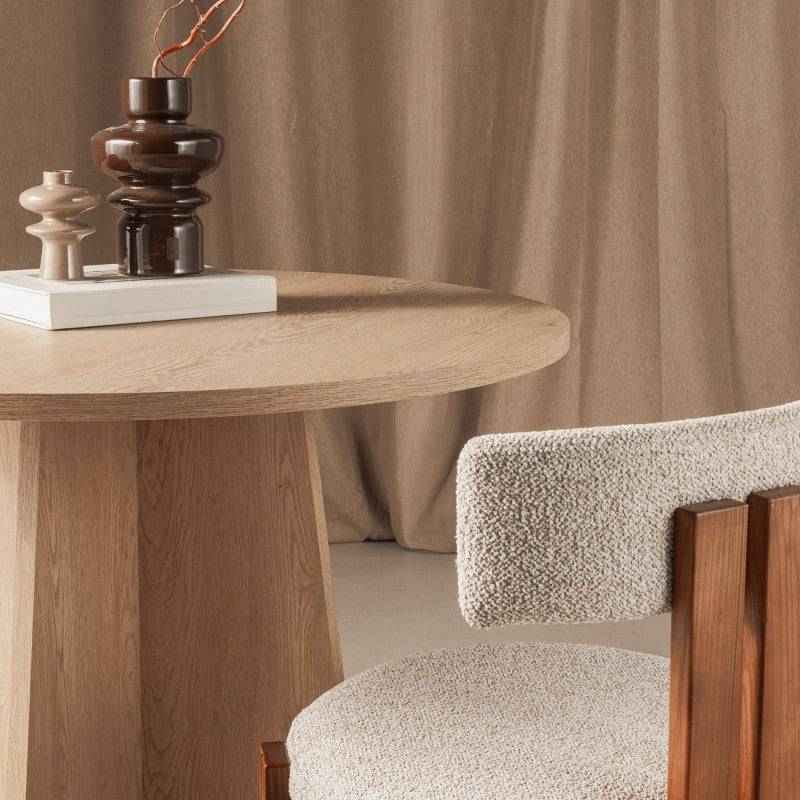 Tavolo da pranzo rotondo CRANE II 100 cm Rovere