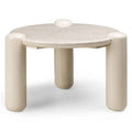 NORREL Tavolino da Caffè 66 cm, Beige Chiaro/Marmo