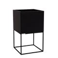 Vaso Flowerpot PALMUS METAL 60x35x35 - Nero