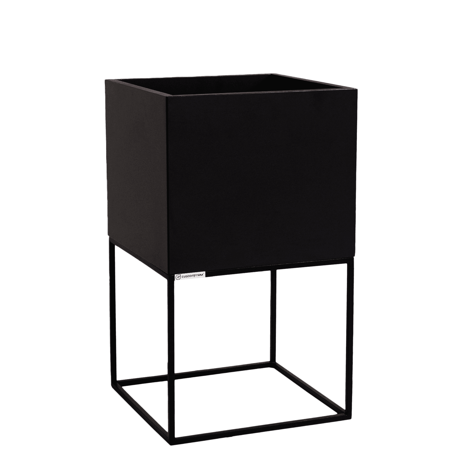 Vaso Flowerpot PALMUS METAL 60x35x35 - Nero