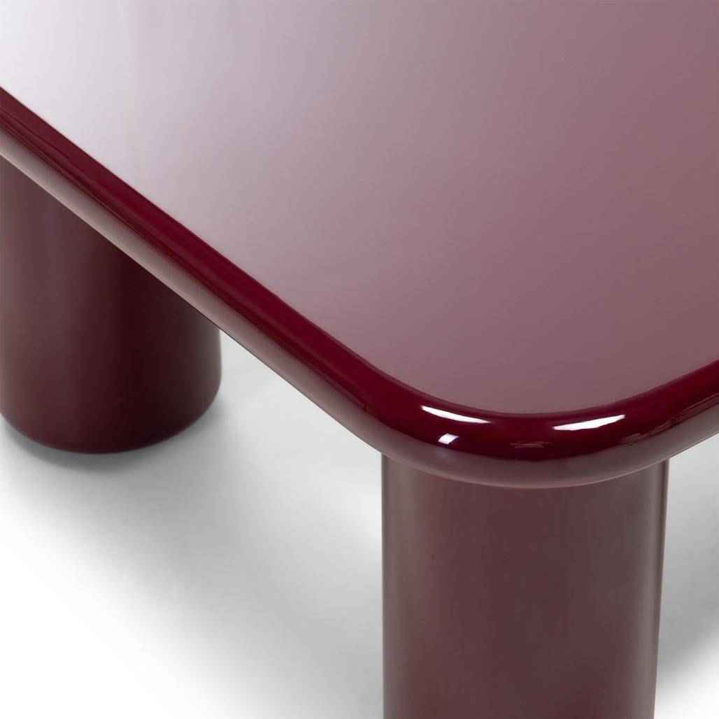 Tavolino da Caffè MURIEN 70 cm, Borgogna/Ciliegia