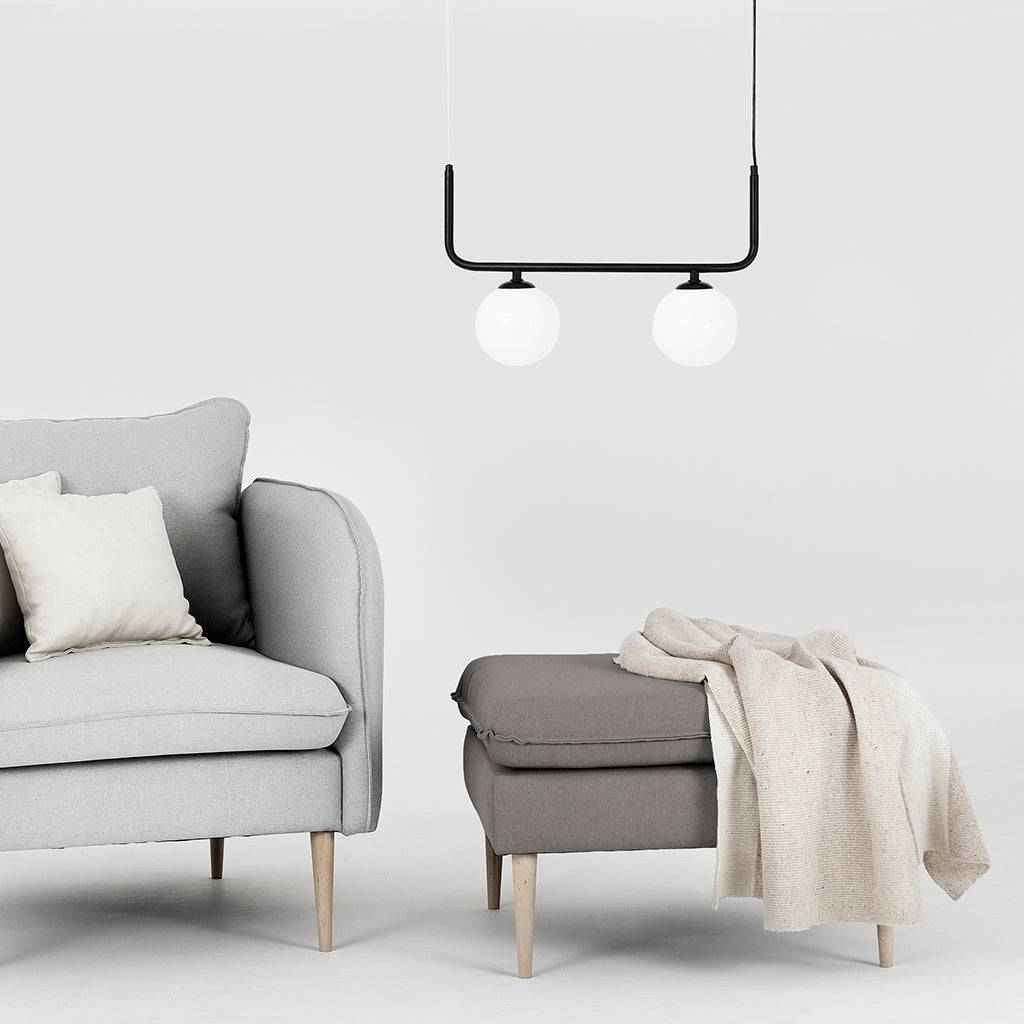 Pouf POSH WOOD - Acciaio, Legno Naturale