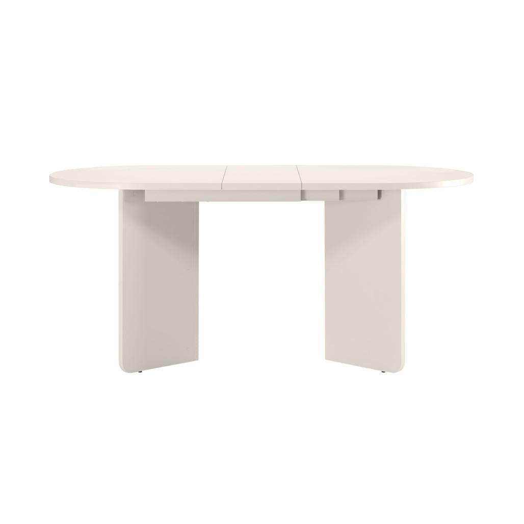 Tavolo estensibile MADERICK 140-200 cm, ovale, cashmere
