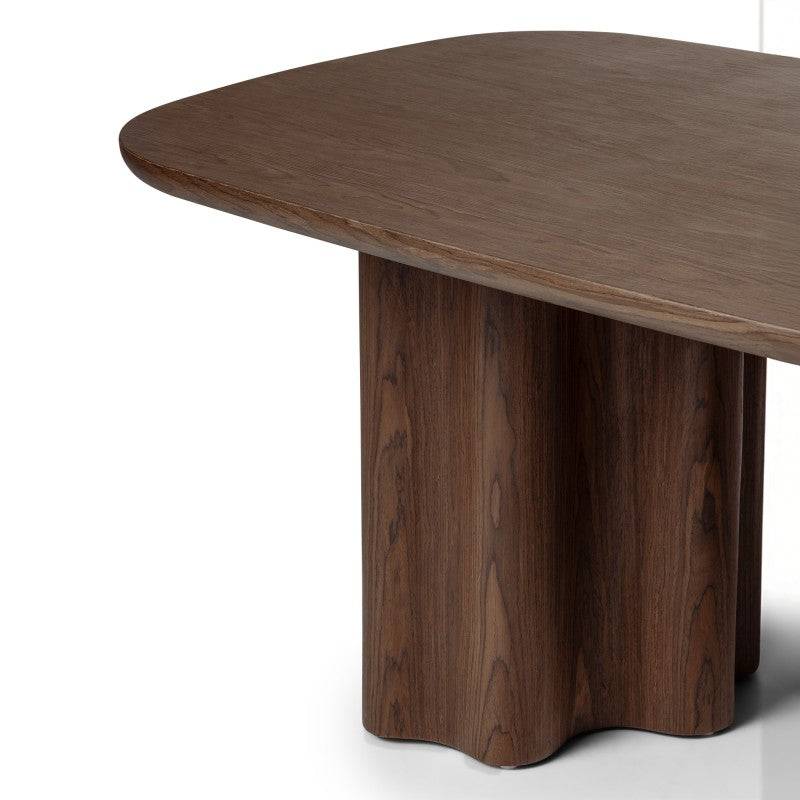 Tavolo da pranzo JAKKO 200x100 cm, noce scuro