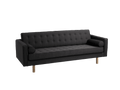 Divano 3 Posti TOPIC WOOD Carbone Naturale