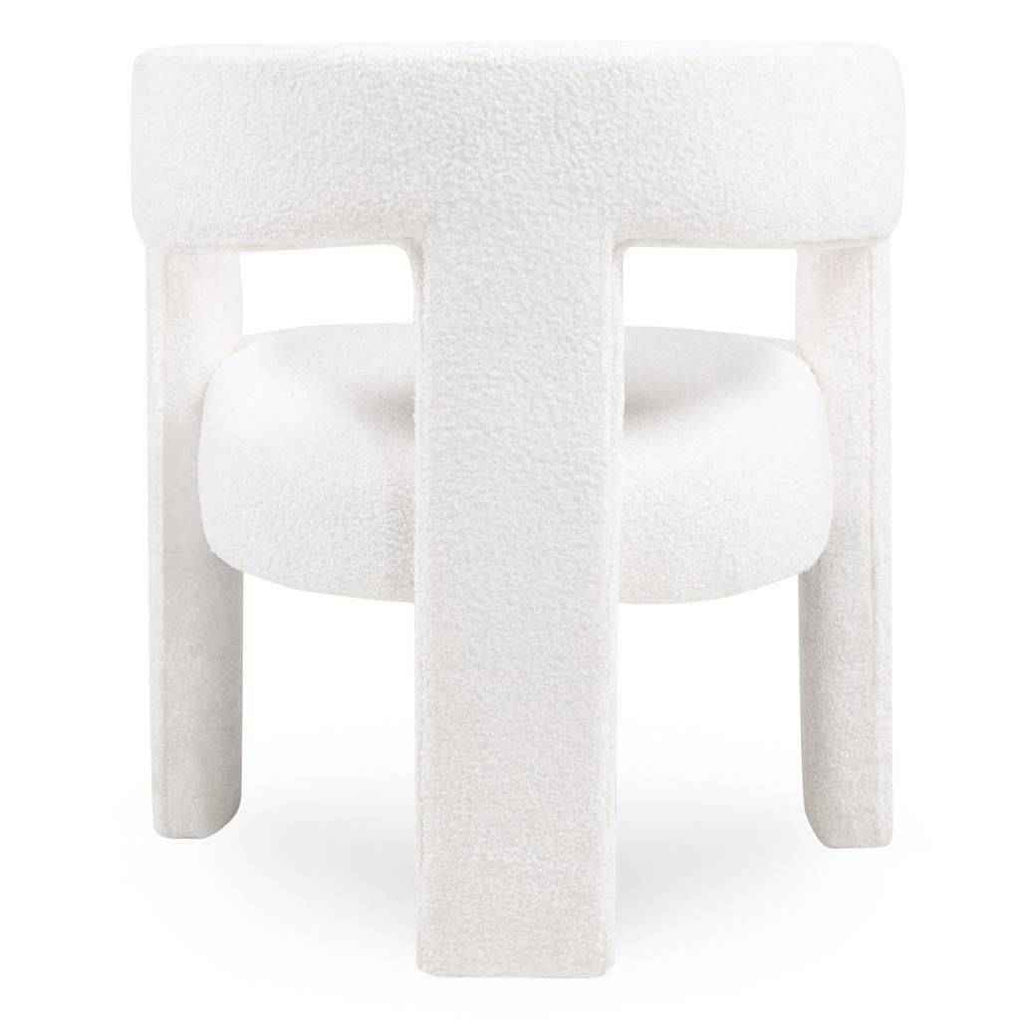 Poltrona Relax LAUREN Crema Bouclé